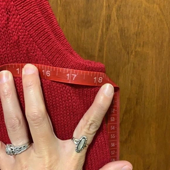 Breckenridge Red Christmas/Winter Vest with Snowmen Grannycore Size MP Women - Picture 9 of 9